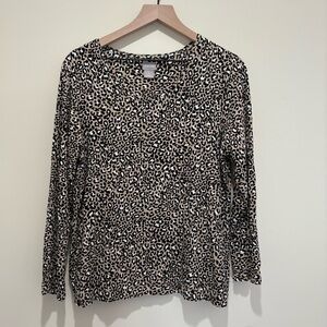 Chicos Women’s Leopard Print Top